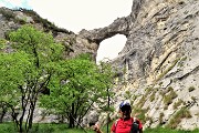 54 Arco di Pegherolo (1680 m), l'arco nella roccia 